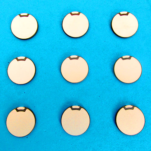 Piezoceramics de cerámica piezoeléctrica Crystals1MHz Ф28 × 2.0 Fabricante