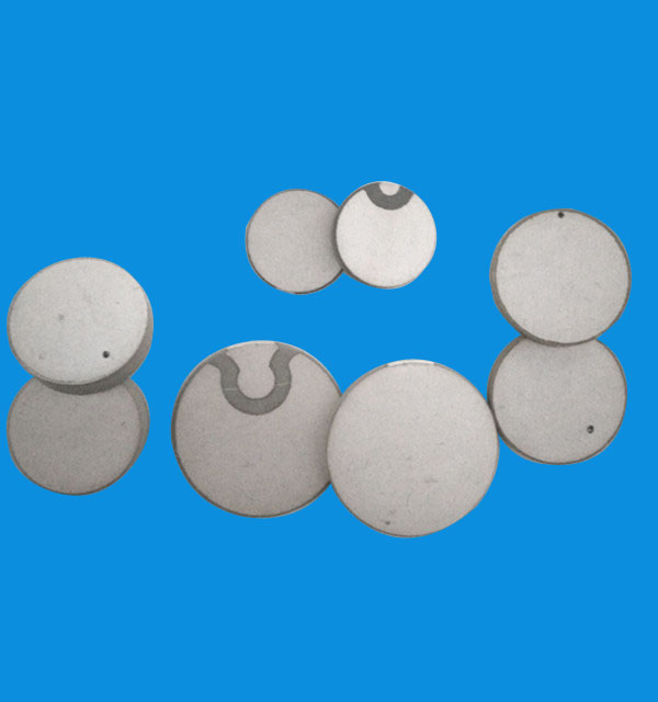 Elemento de disco de cerámica piezoeléctrico PZT-5 para sensor de caudalímetro ultrasónico