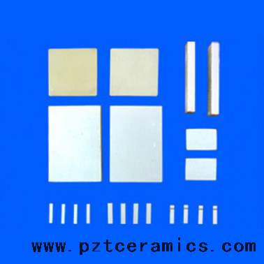 Fabricante de piezocerámica componente cerámico piezoeléctrico rectángulo