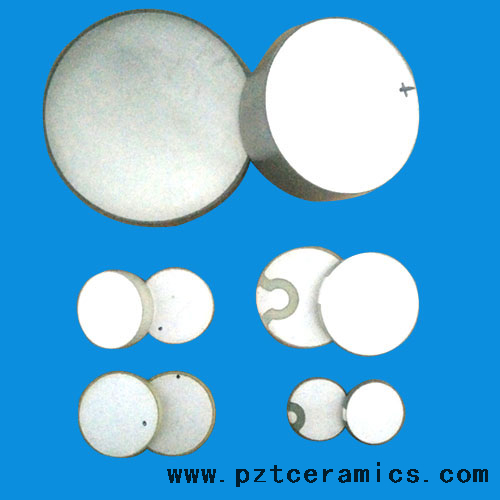 Componentes piezoeléctricos del disco de cerámica